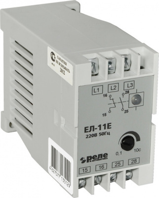 Реле контроля трехфазного напряжения ЕЛ-13Е 380В