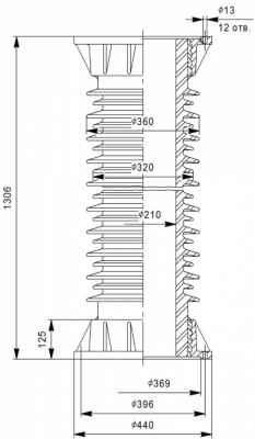 Покрышки для маломасляных выключателей ПВМо-110 О1